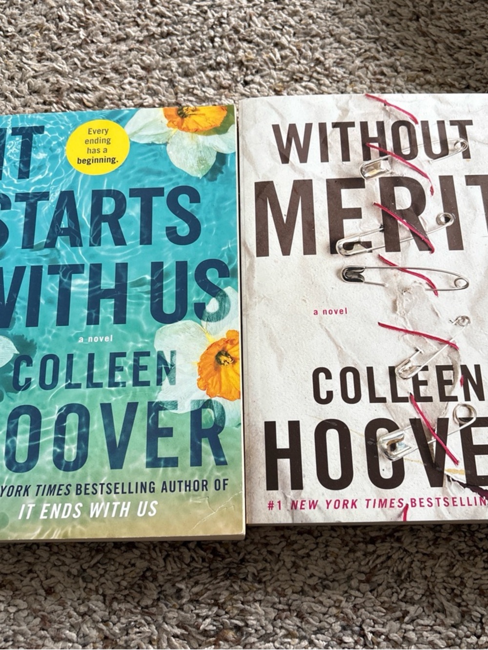 Paperback Book Bundle - Blue & White Covers